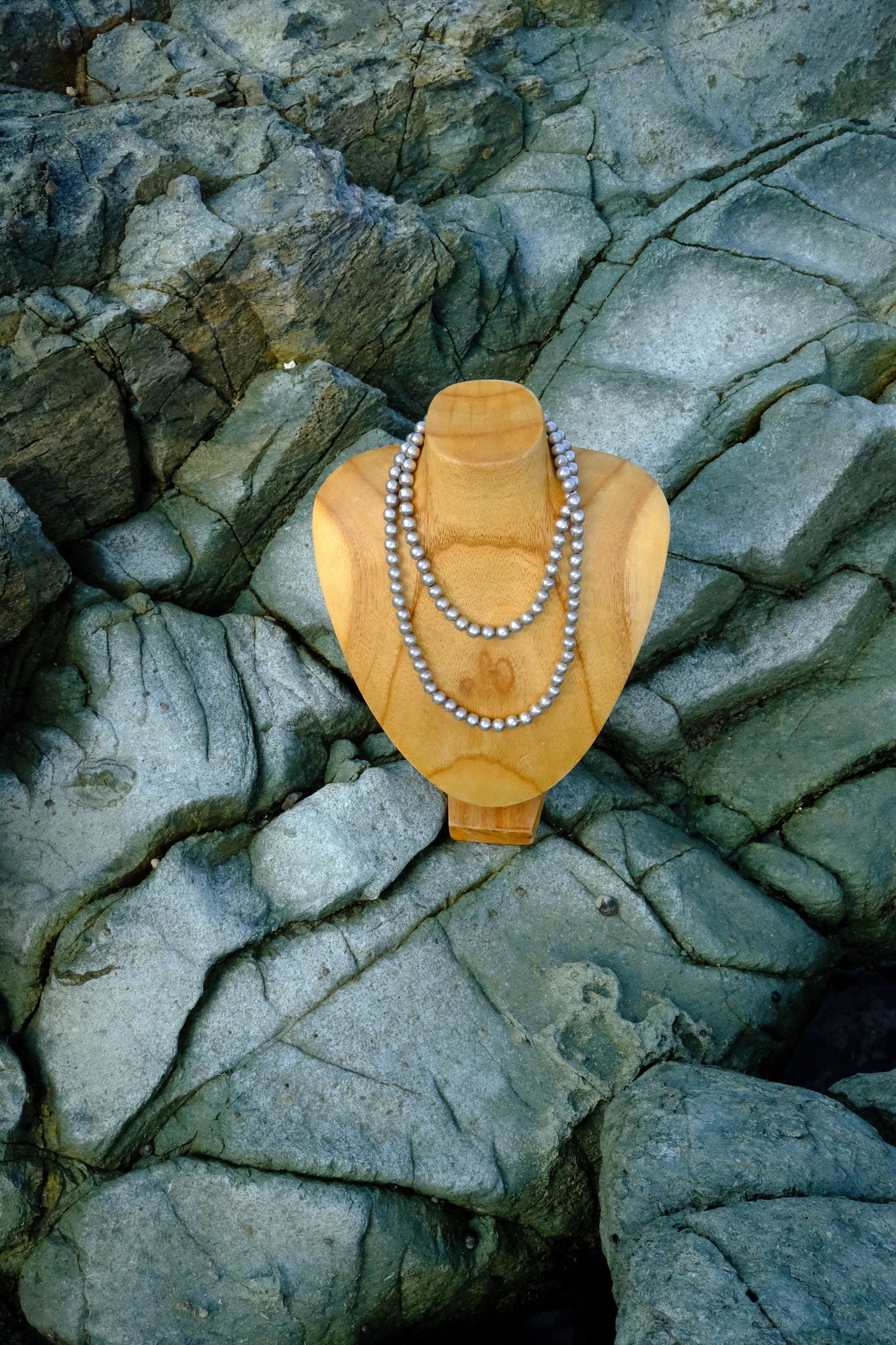 Vintage Double Length Sterling Silver Necklace