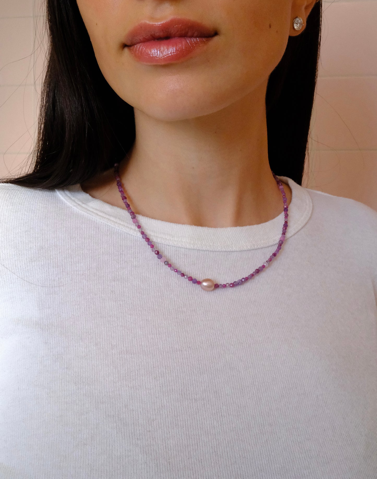 Amethyst + Ruby + Pearl