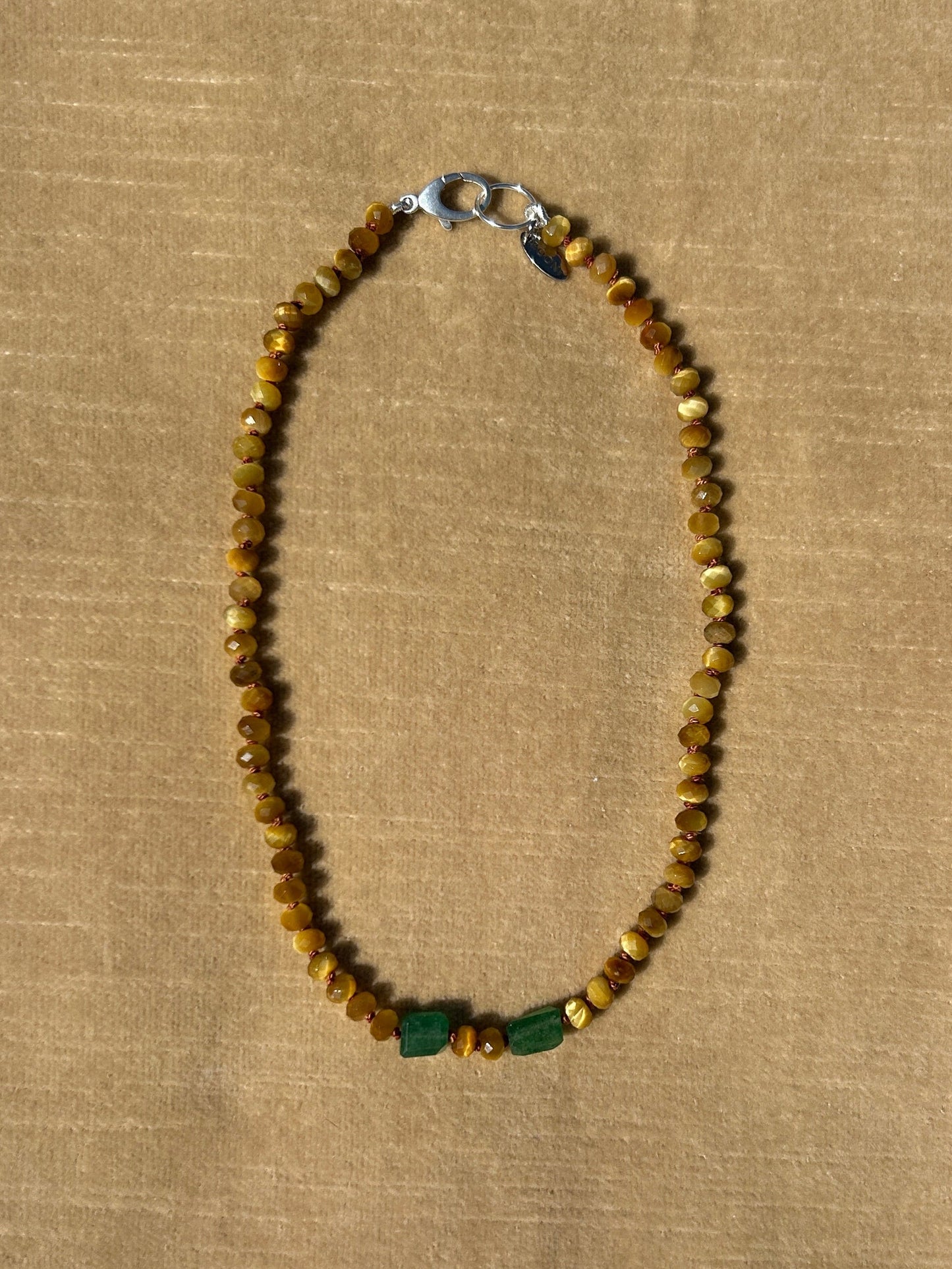 Tiger's Eye + Emerald