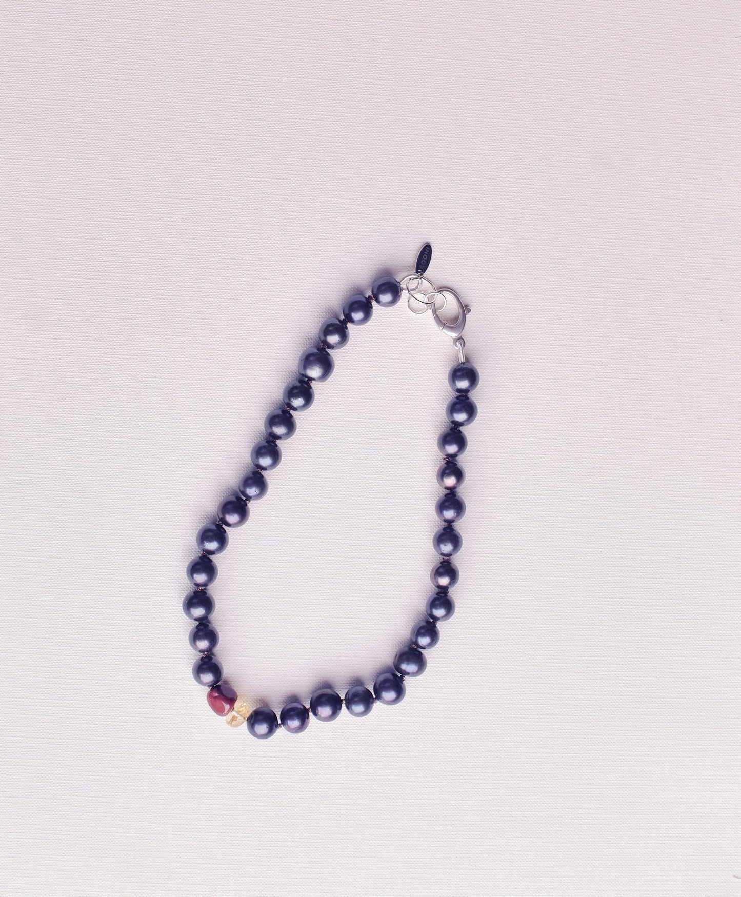 Peacock Pearl + Citrine + Red Jasper