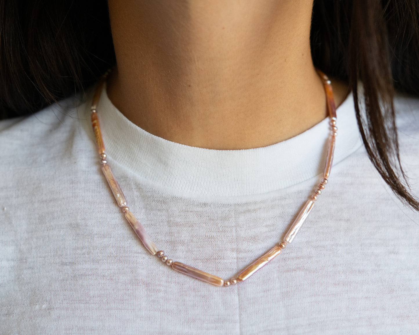 Pink Biwa Pearl